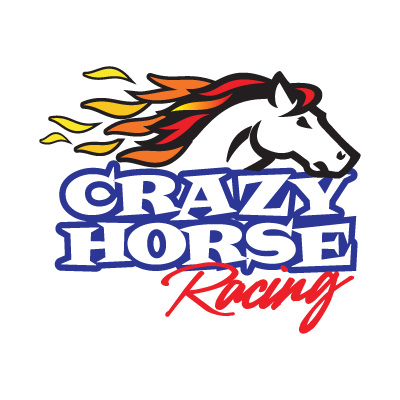 400x400 Crazy Horse Racing Logo Vector