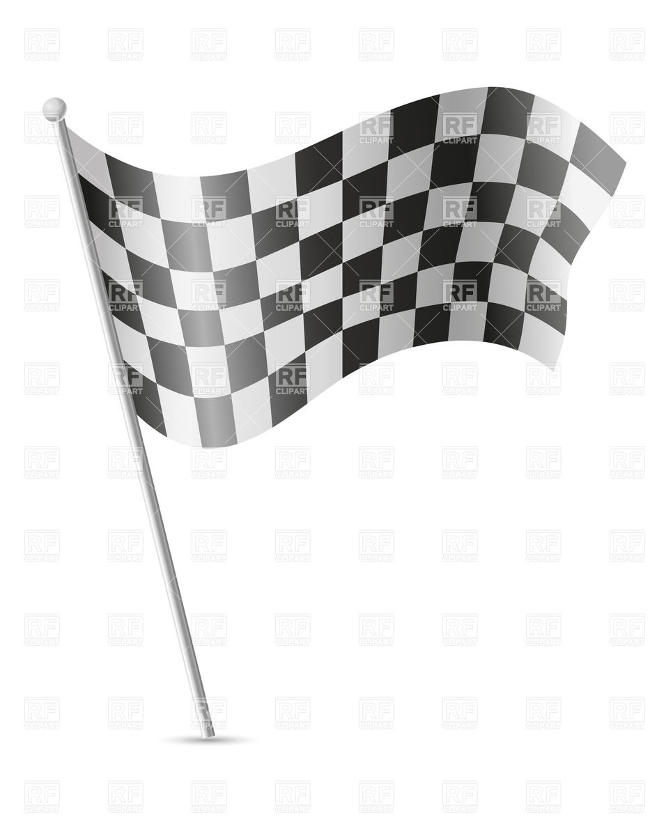 933x1200 Finish Checkered Flag For Car Racing Vector Image Vector Artwork