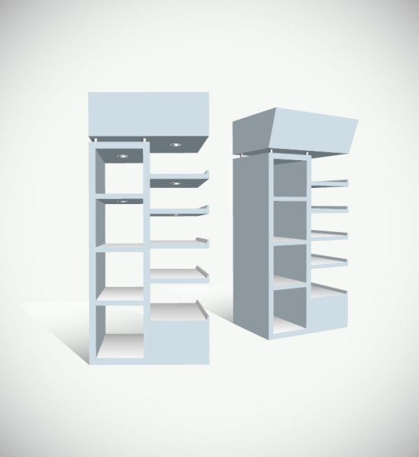 600x654 Display Rack Vector 1 Eps Format Free Vector Download