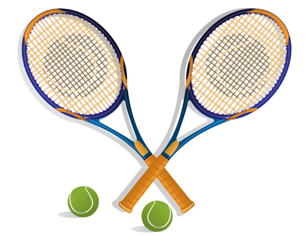 600x460 Tennis Racket Vector 123freevectors