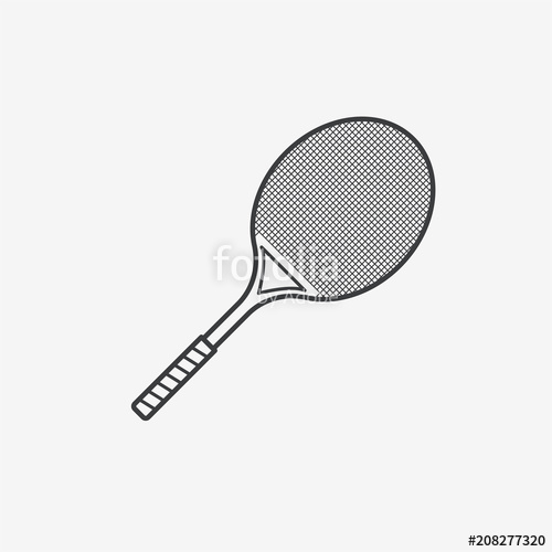 500x500 Tennis Racket Vector Icon Stock Image And Royalty Free Vector