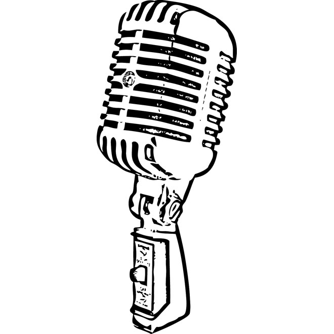 660x660 Retro Mic Vector