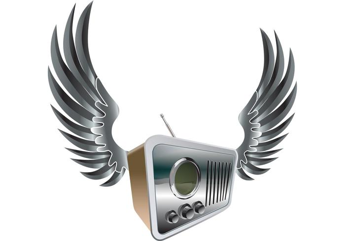 700x490 Radio Free Vector Art