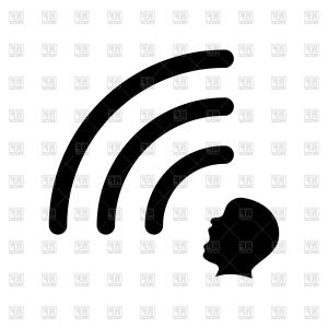 300x300 Radio Waves And Wi Fi Icons Vector Clipart Sohadacouri