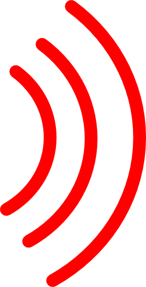 300x589 Radio Waves Clip Art