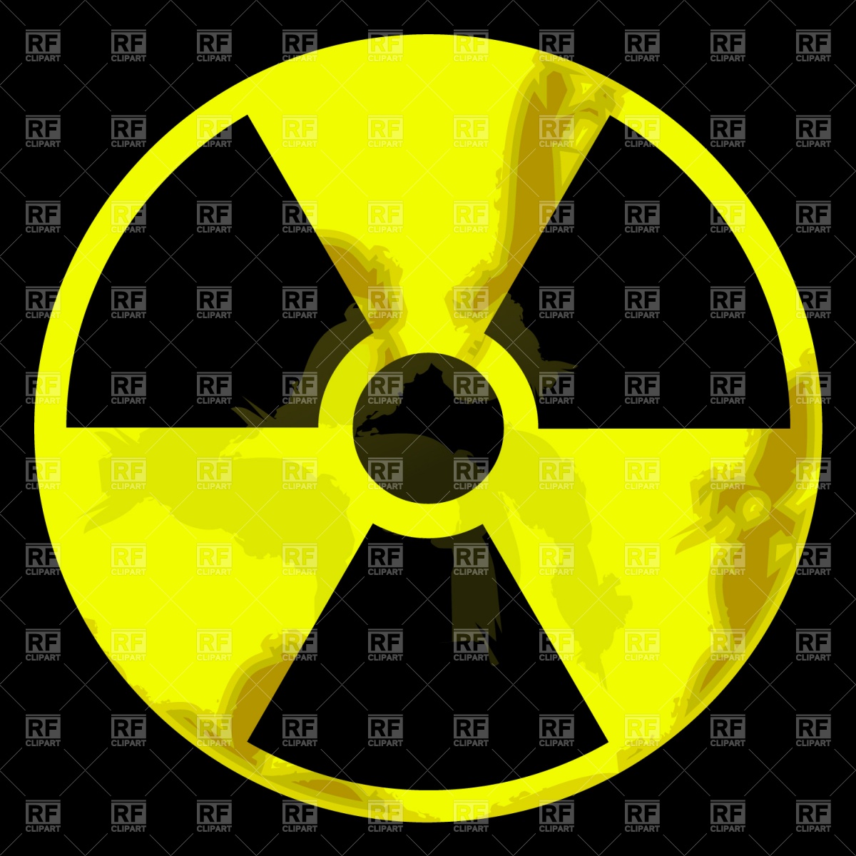 1200x1200 Radiation Warning Sign Vector Image Vector Artwork Of Signs
