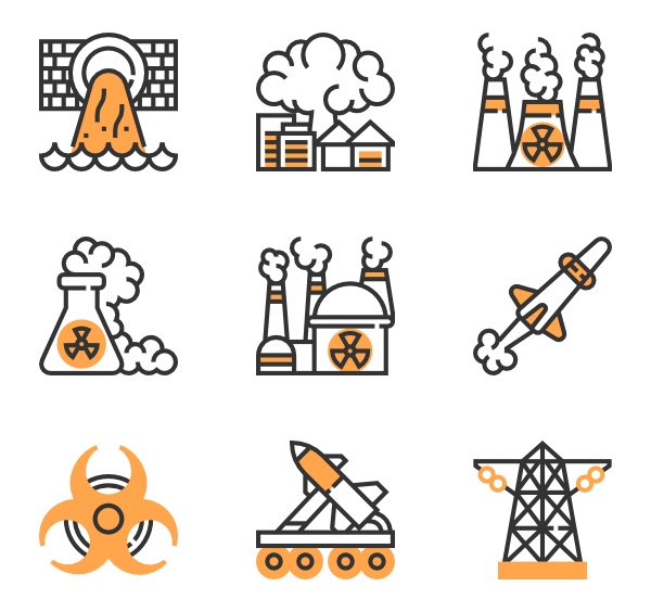 600x564 Radioactive Icons