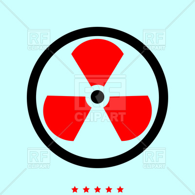 400x400 Sign Radioactive Icon Vector Image Vector Artwork Of Signs
