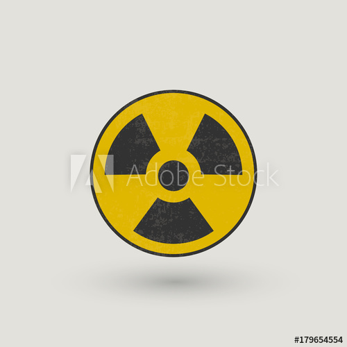 500x500 Radioactive Symbol Grunge