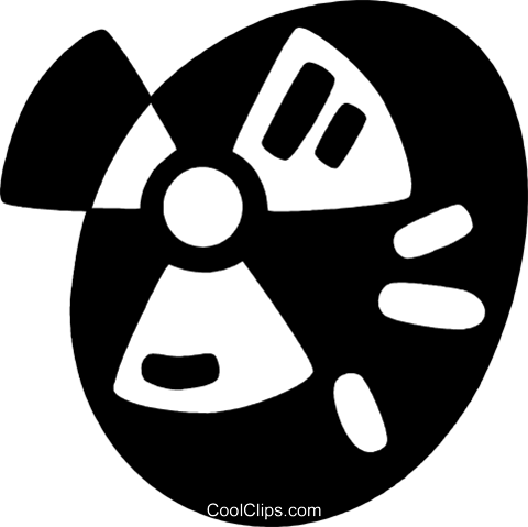 480x479 Radioactive Symbols Royalty Free Vector Clip Art Illustration