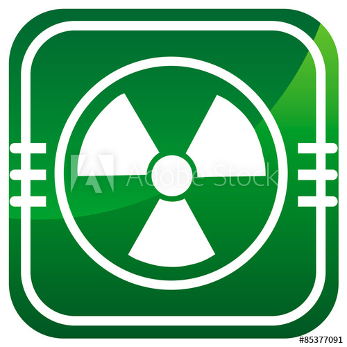 500x500 Radioactive Vector Green Icon