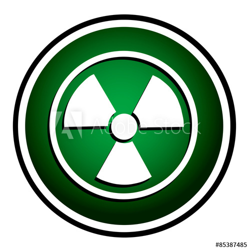 500x500 Radioactive Vector Green Round Icon