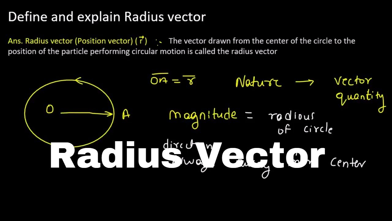 1280x720 Define And Explain Radius Vector