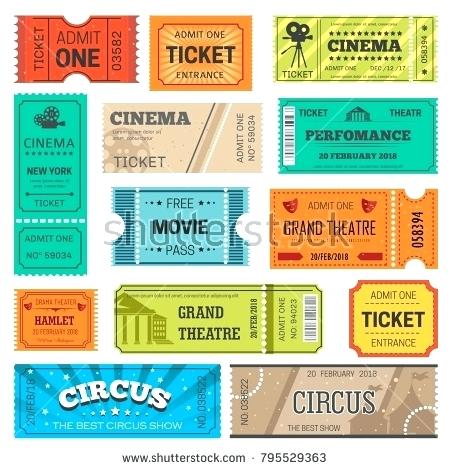 450x470 Concert Tickets Template Free Unique Vector Design Templates Movie