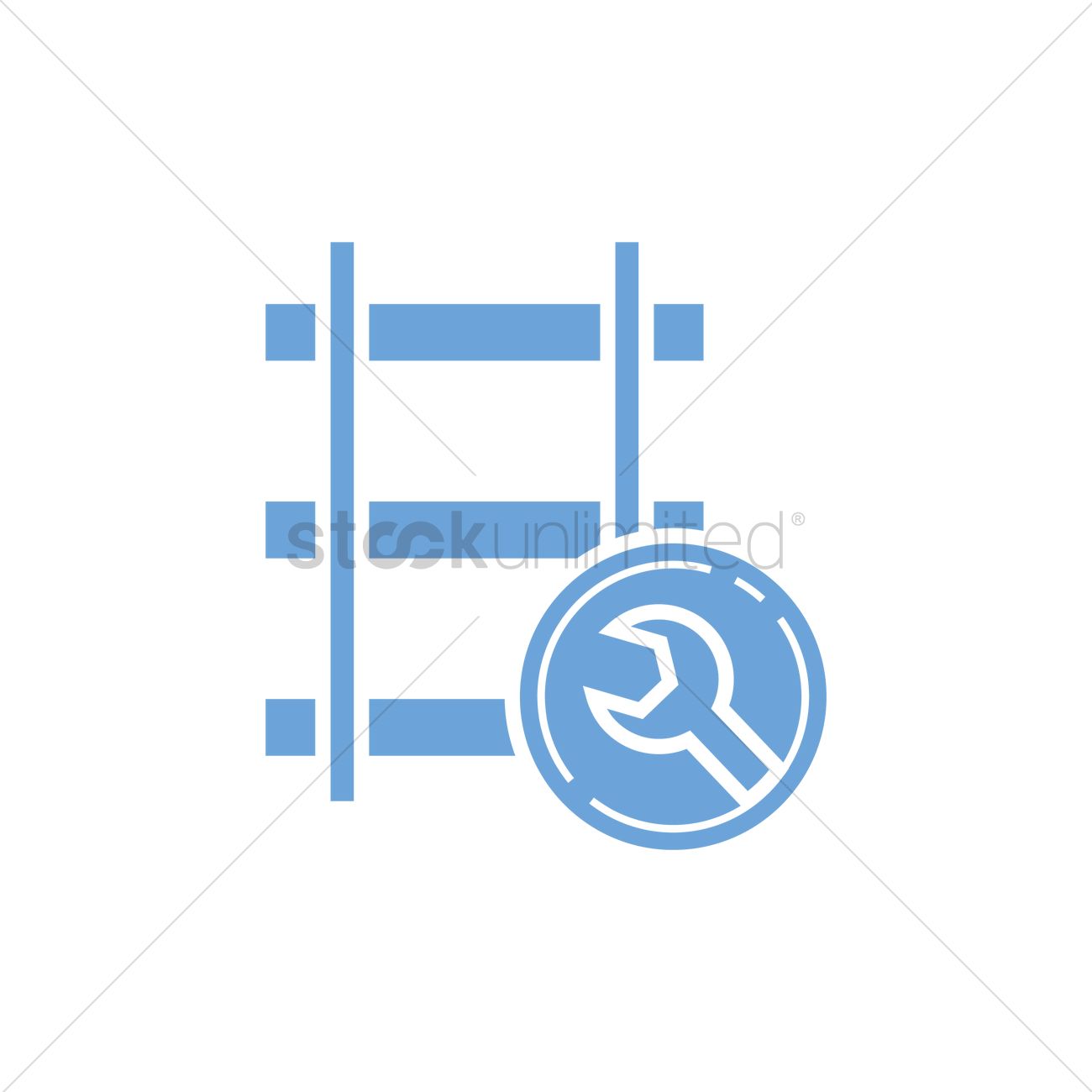 1300x1300 Rail Track Maintenance Icon Vector Image