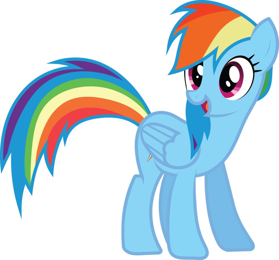 900x839 Rainbow Dash Vector Standing Png Photos Png Mart