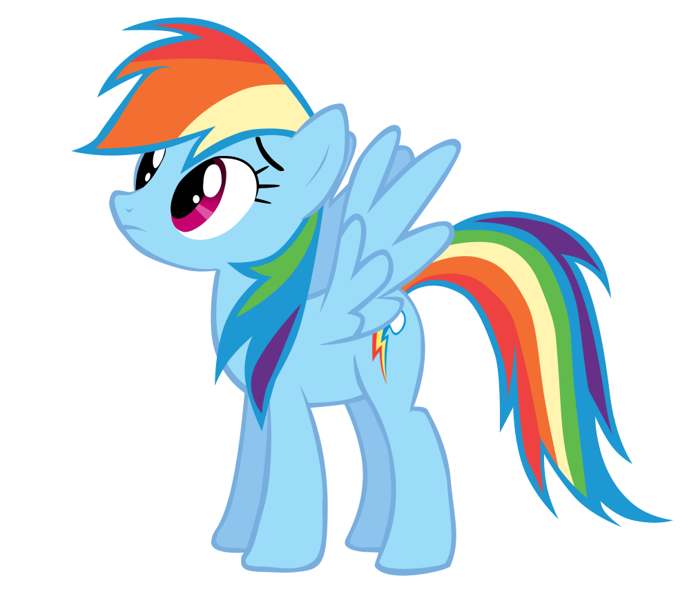 1008x864 Rainbow Dash Vector