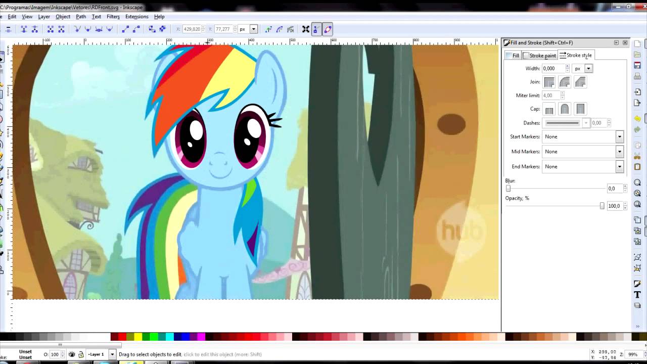 1280x720 Speed Vector] Rainbow Dash