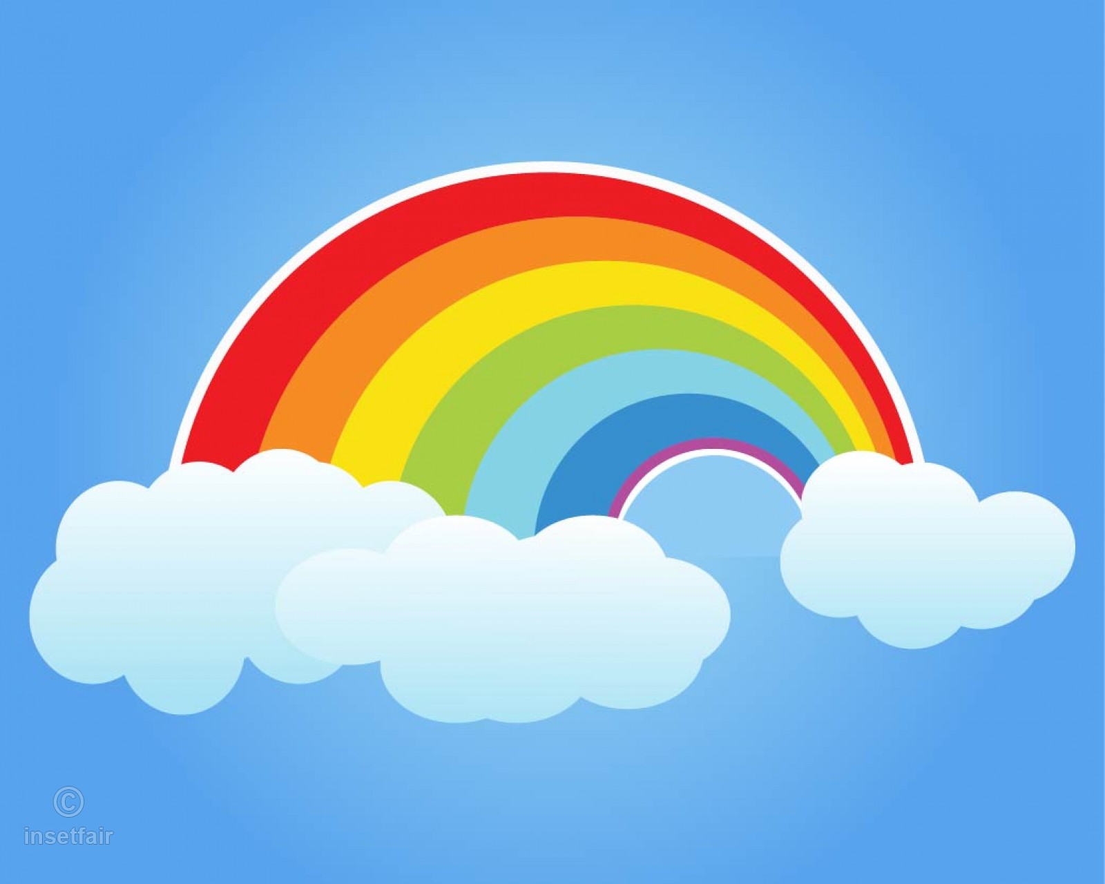 Rainbow Vector at GetDrawings | Free download