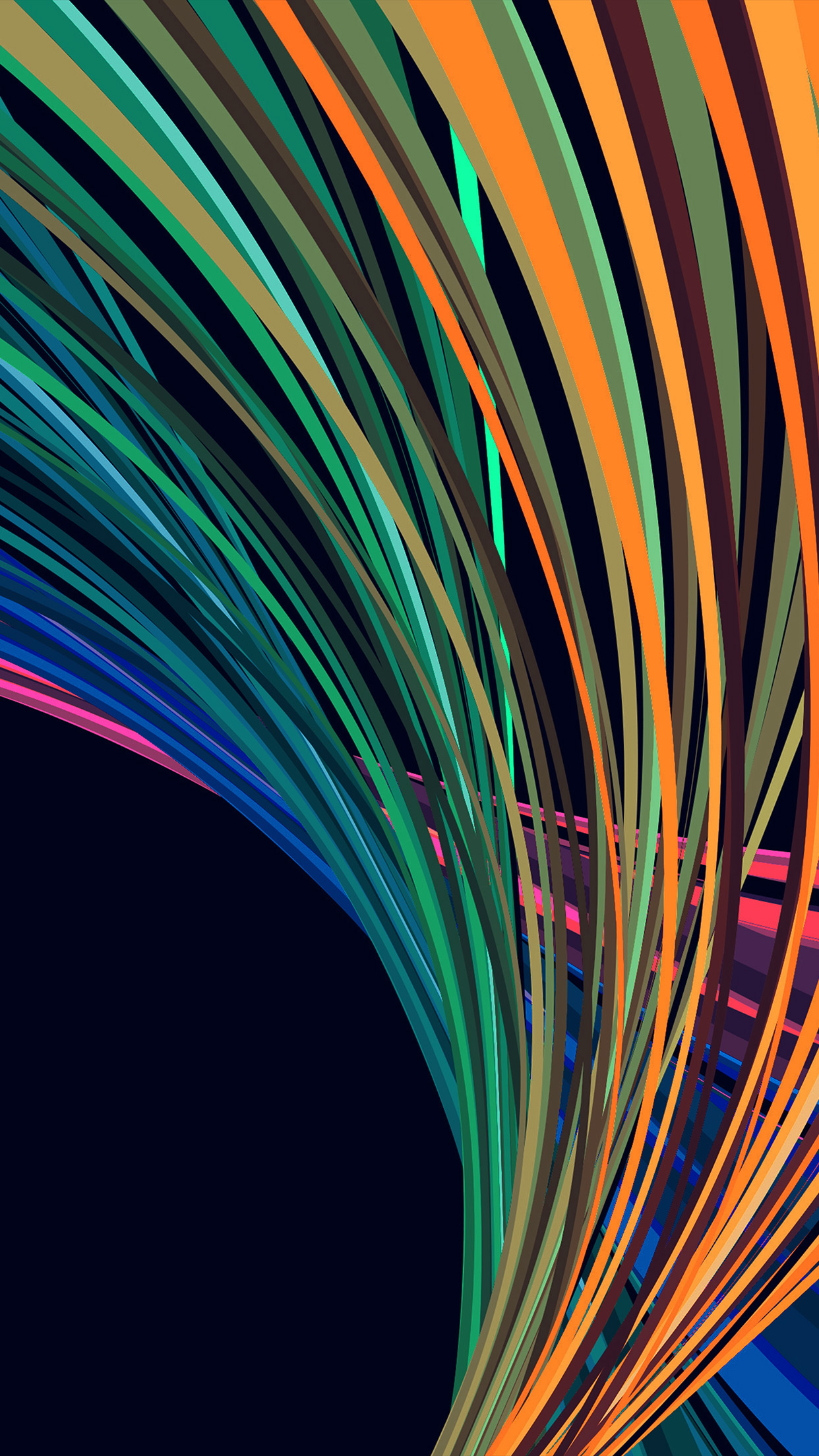 1242x2208 Iphone7 Wallpaper Vn57 Rainbow Line Vector