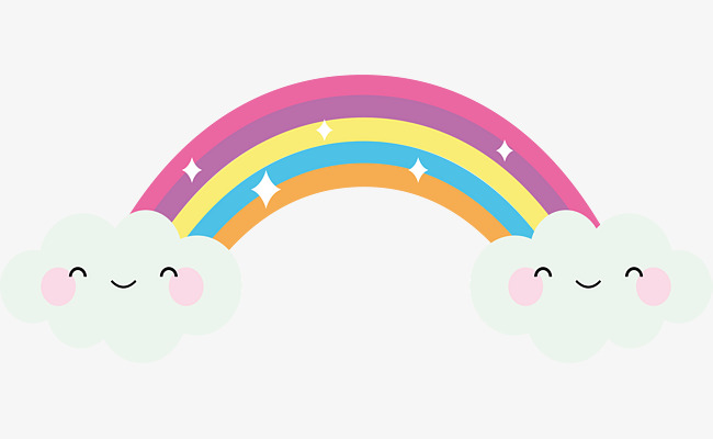650x400 Lovely Smiling Rainbow Bridge, Vector Png, Rainbow, Bifrost Png