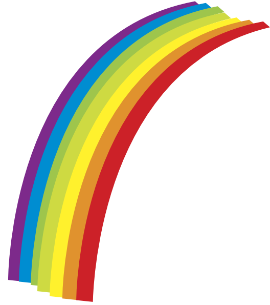 528x595 Rainbow Clip Art Free Vector 4vector