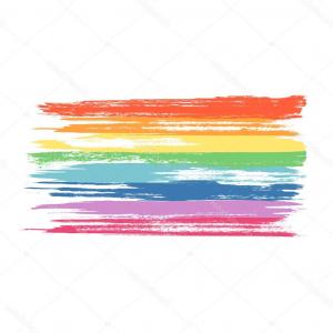 300x300 Watercolor Brushstrokes In Colors Of Rainbow Vector Clipart
