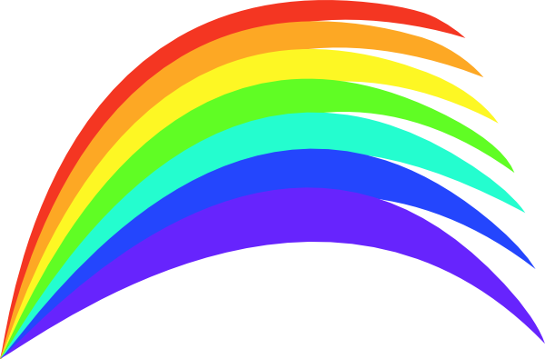 600x395 Collection Of Free Rainbow Vector Outline. Download On Ubisafe