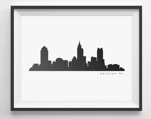 Raleigh Skyline Vector at GetDrawings | Free download