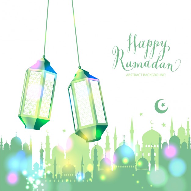626x626 Green Happy Ramadan Background Vector Free Download