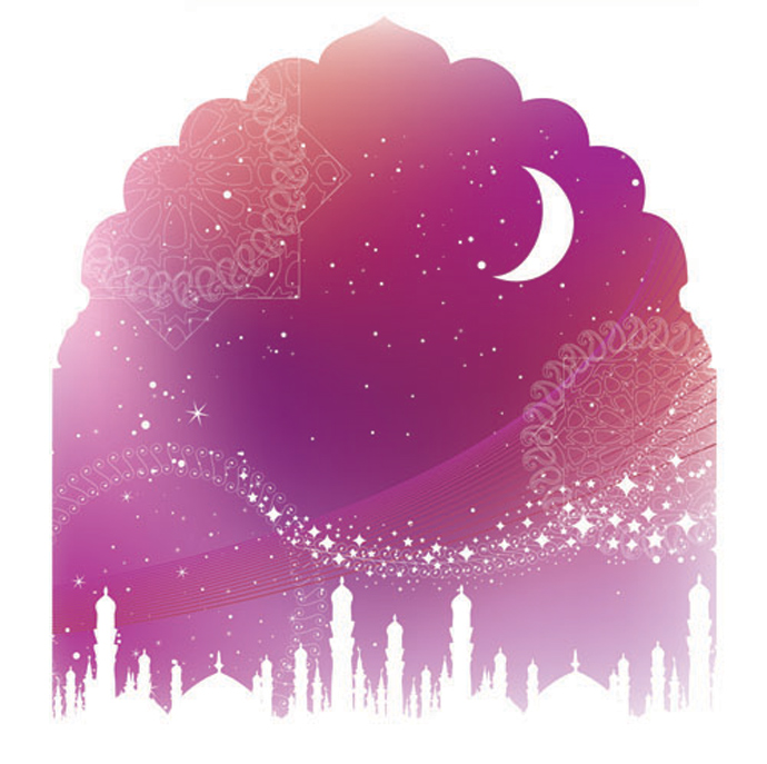 690x687 Moon Stars Pattern Silhouette Vector Webbyarts