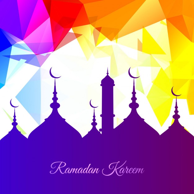 626x626 Polygonal Ramadan Background Vector Free Download