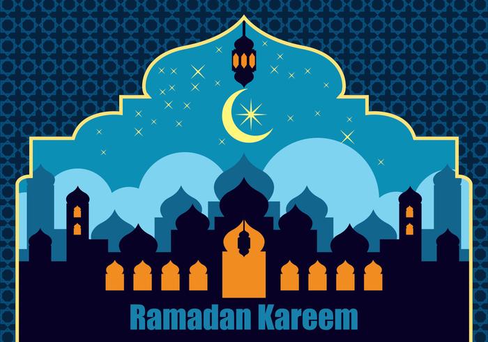 700x490 Ramadan Background Vector
