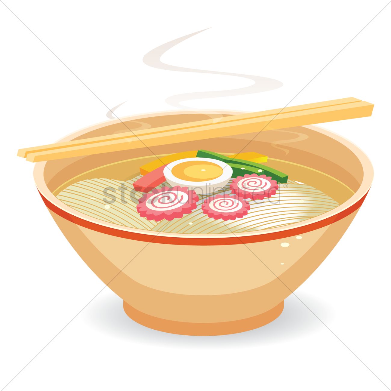 1300x1300 Ramen Noodles Vector Image