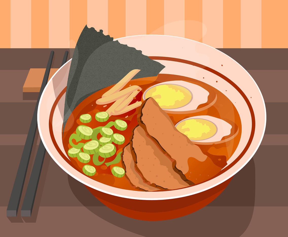 1136x936 Realistic Food Ramen Vector Art Amp Graphics