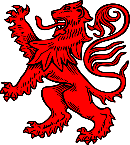 534x595 Red Lion Clip Art