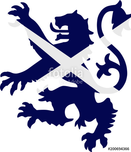 432x500 Scottish Lion Rampant Stock Image And Royalty Free Vector Files