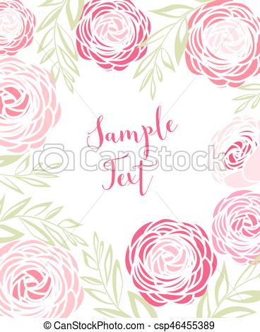 368x470 Vector Ranunculus Flower. Vector Illustration Of Ranunculus