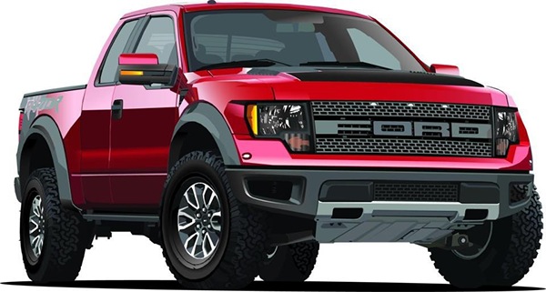 600x321 F 150 Raptor (Vector) On Behance