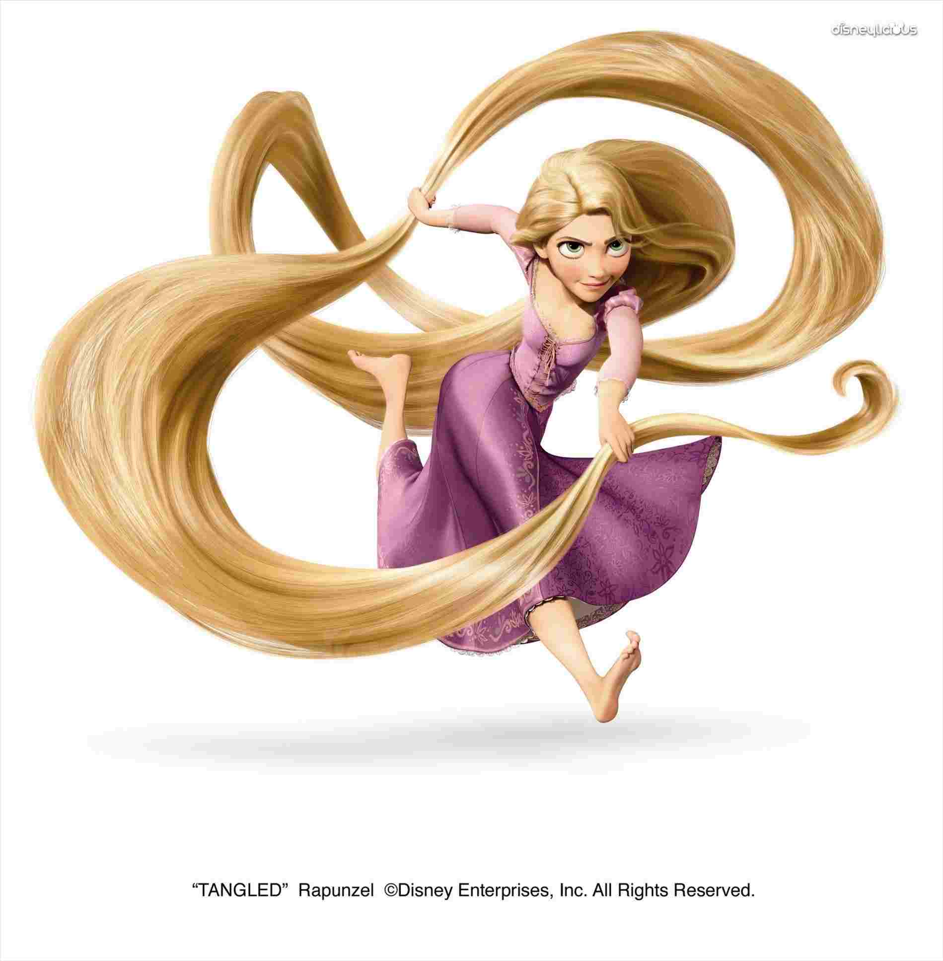 1899x1935 Rapunzel Long Hair Cartoon Cute Beautiful Princess Stock Vector