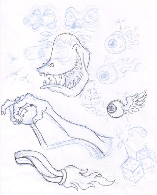 540x672 Hot Rod Monster Design Process