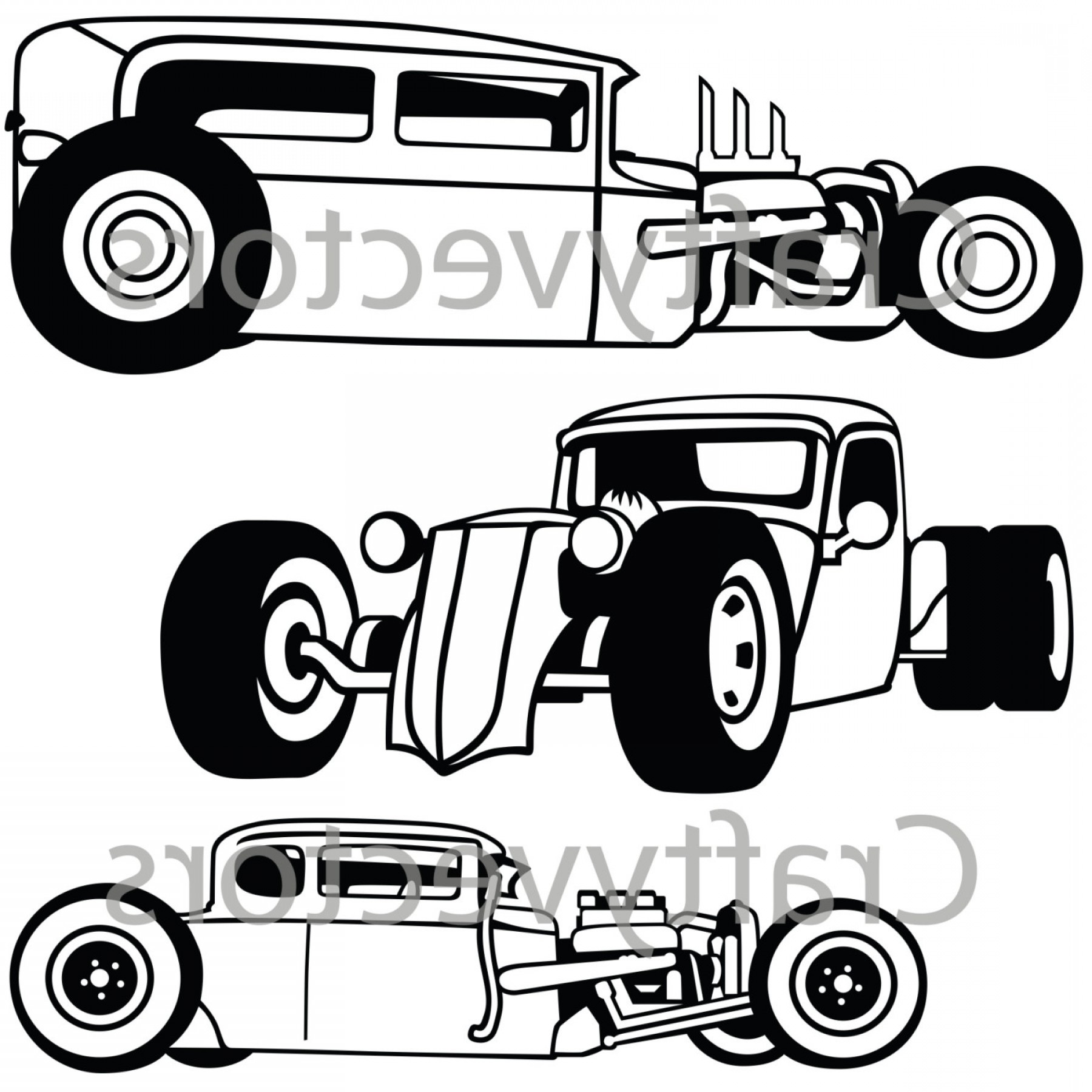 1800x1800 Rat Rod Cars Svg Vector Files Rongholland
