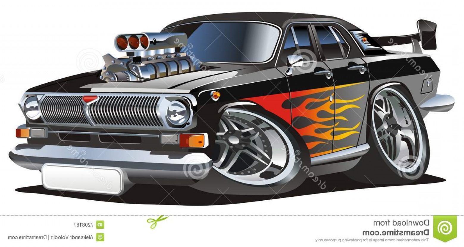 1560x831 Stock Illustration Chevy Vector Illustration Hot Looking Red Big