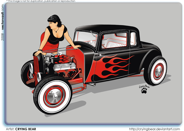 700x497 Hot Rod Vectorvault