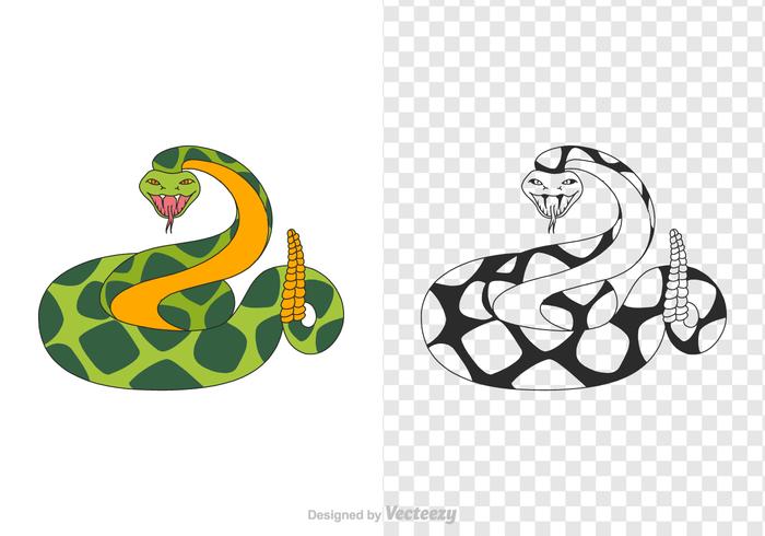 700x490 Free Rattlesnake Vector Illustration