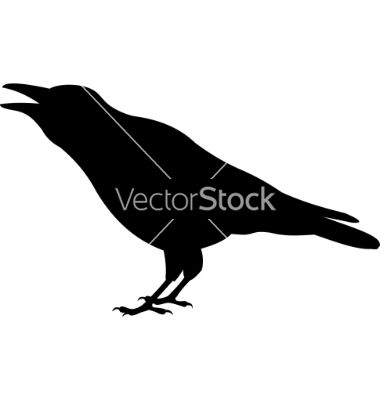 380x400 Raven Vector 242899 By Abrakadabra915 Royalty Free Vector Art