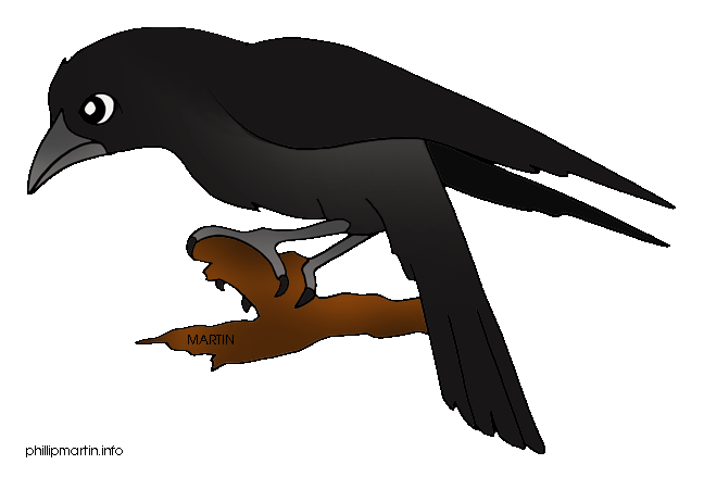 648x439 19 Raven Vector Black And White Library Free Huge Freebie