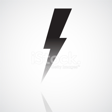 440x440 Icono De Rayo Vector Stock Vector