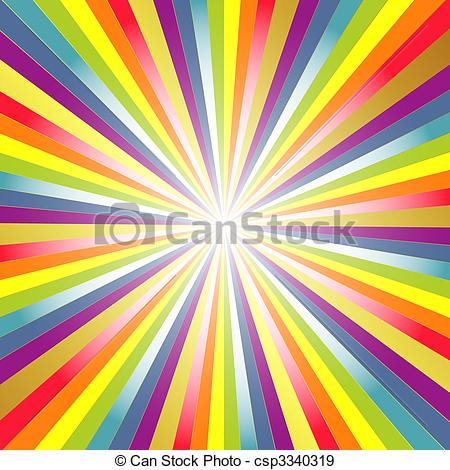 450x470 Rainbow Background With Rays. Abstract Rainbow Background With