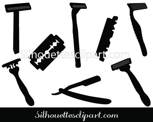 500x400 Razor Vector Silhouette Download Free Silhouettes Vector